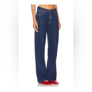 Lioness top model jeans - Wide Leg Women's Jeans in Dark Blue